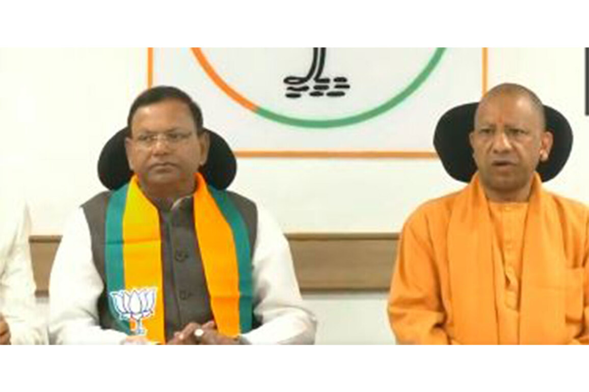 CM Yogi reviews preparations at BJP office ahead of PM Modi's inauguration of Rashtra Prerna Sthal