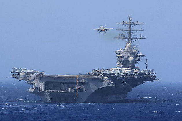Five rescued after twin crashes involving aircraft on USS Nimitz