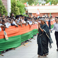 "For TMC regime, it is Khela Shesh": Finance Minister Nirmala Sitharaman celebrates BJP surge in West Bengal with "Jhaal Muri"