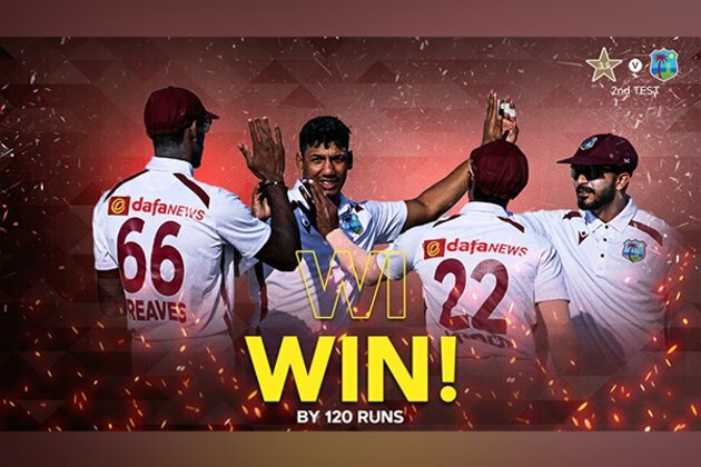 Warrican spins magic as West Indies secure historic win in Pakistan, level series
