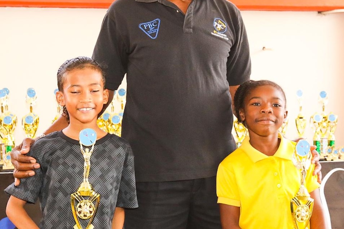 Bright future for badminton as six-year-old dominates division