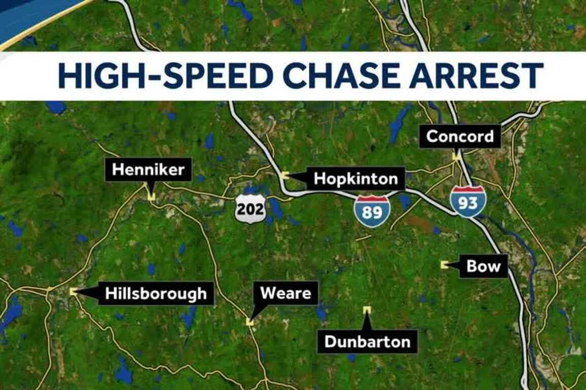 NHSP- Merrimack man arrested after leading police on chase through several communities