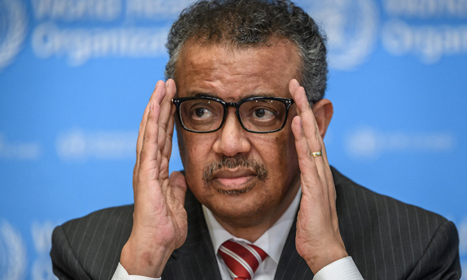 WHO troubled by 'near-exponential' growth of pandemic WHO troubled by 'near-exponential' growth of pandemic