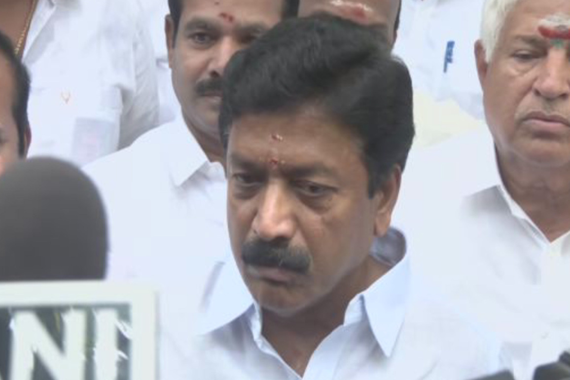 "AIADMK head office is seen as temple by cadres," says AIADMK MLA CV Shanmugam