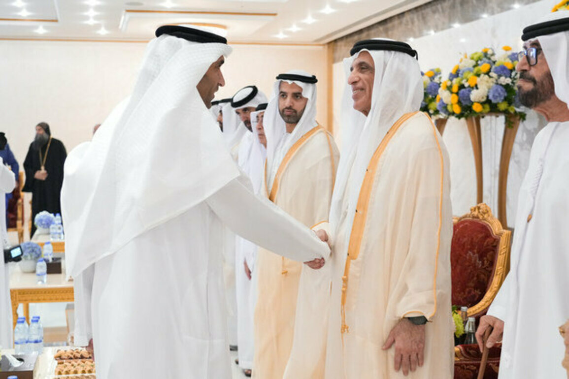 Saud bin Saqr continues receiving Eid Al-Fitr well-wishers