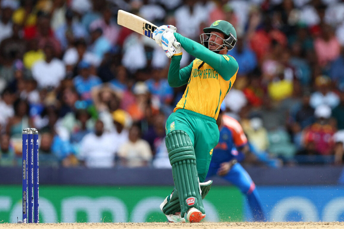 Quinton's fiery 90, late blitz from Donovan-Miller take SA to 213/4 against India in 2nd T20I