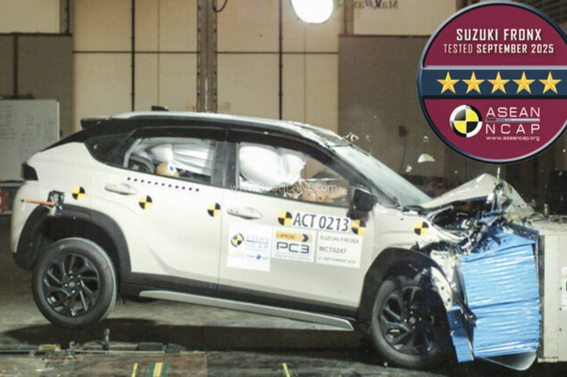 Suzuki Fronx ASEAN NCAP Results Out  Scores 5 Star Rating
