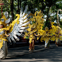 INDONESIA-BALI-DENPASAR-BALI ARTS FESTIVAL-OPENING PARADE