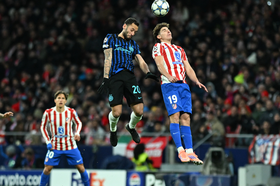 (SP)SPAIN-MADRID-FOOTBALL-UEFA CHAMPIONS LEAGUE-ATLETICO DE MADRID VS INTER MILAN