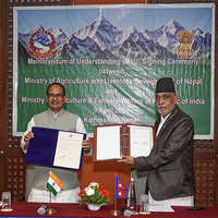 India, Nepal strengthen agricultural ties with MoU on crop productivity and climate resilience