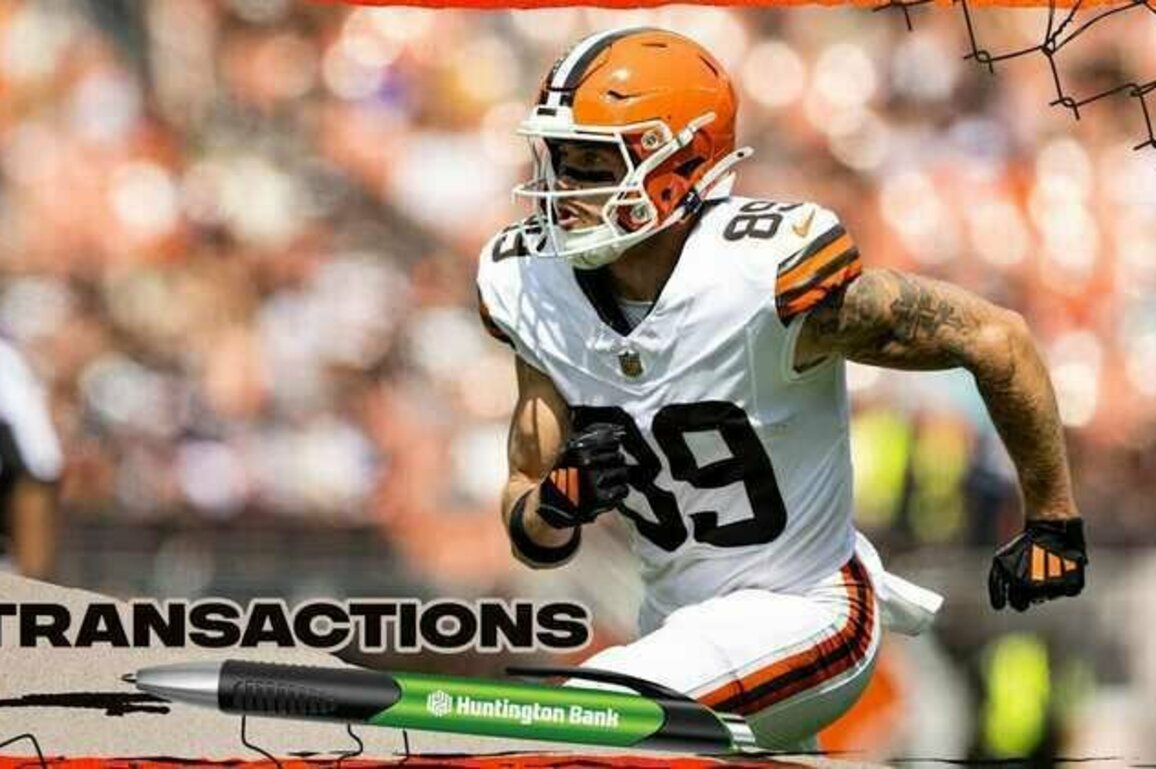 Browns elevate WR Kaden Davis and CB Dom Jones