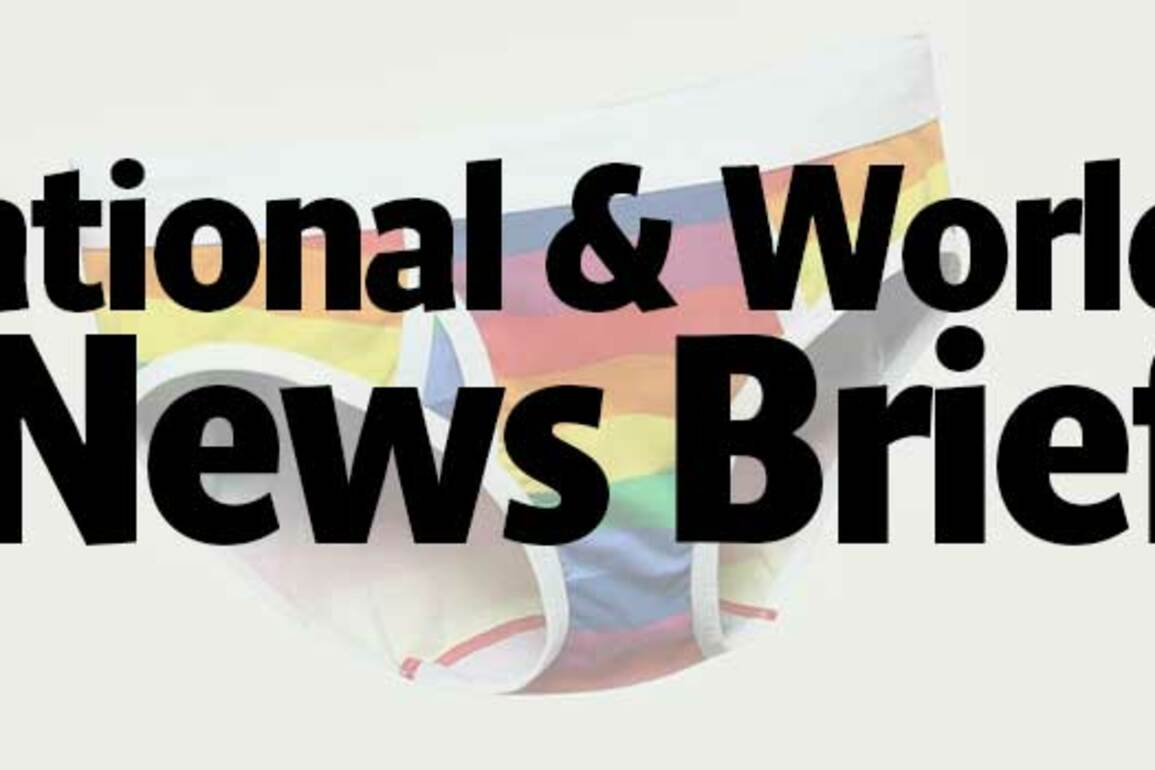 National, World Briefs - QSaltLake Magazine