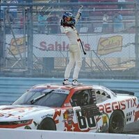 Connor Zilisch hospitalized after fall from car in Victory Lane
