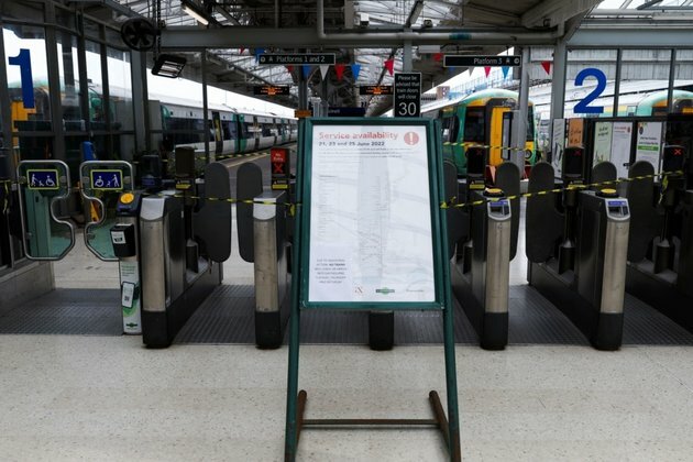 British Rail Workers Go on Strike