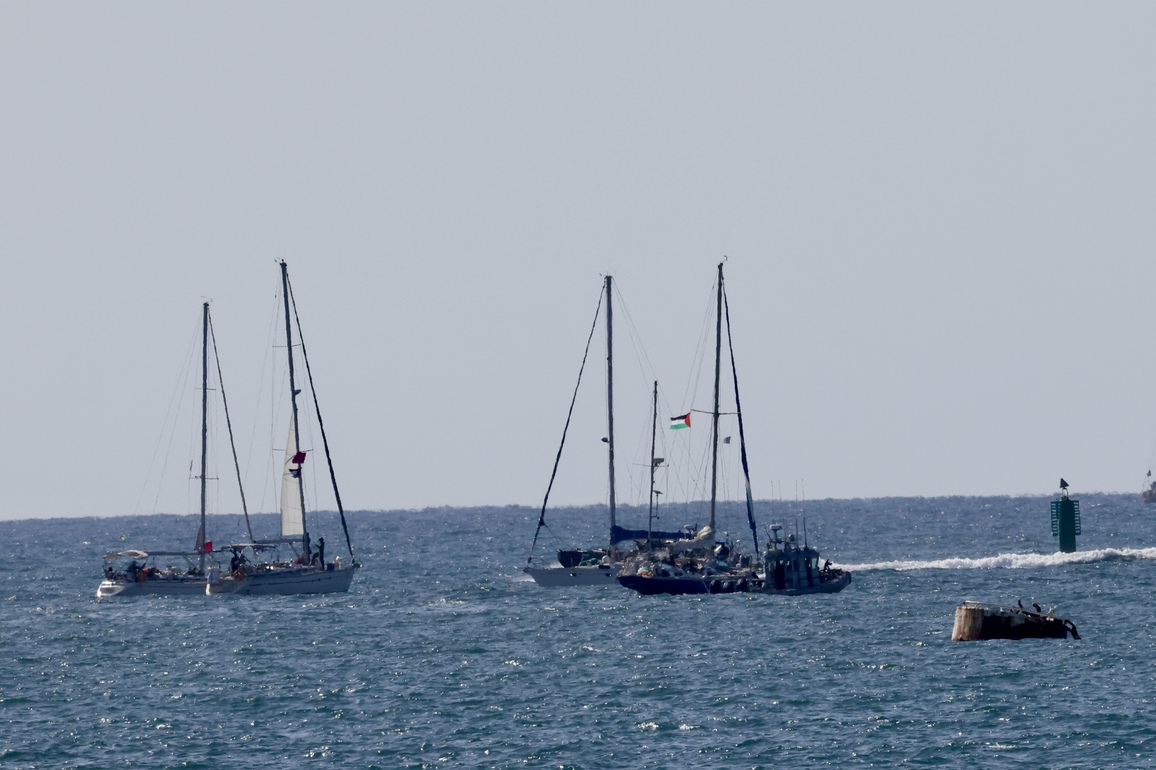 (SpotNews)ISRAEL-ASHDOD-GAZA-BOUND FLOTILLA-INTERCEPTION