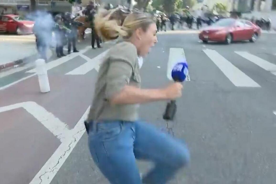 Call for action as Aussie journo hit with rubber bullet