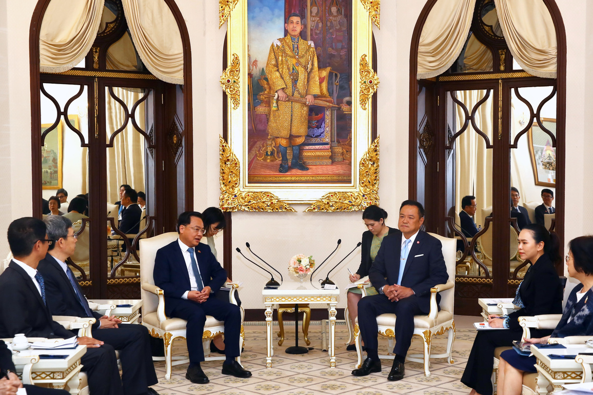 THAILAND-BANGKOK-PM-CHINESE AMBASSADOR-MEETING