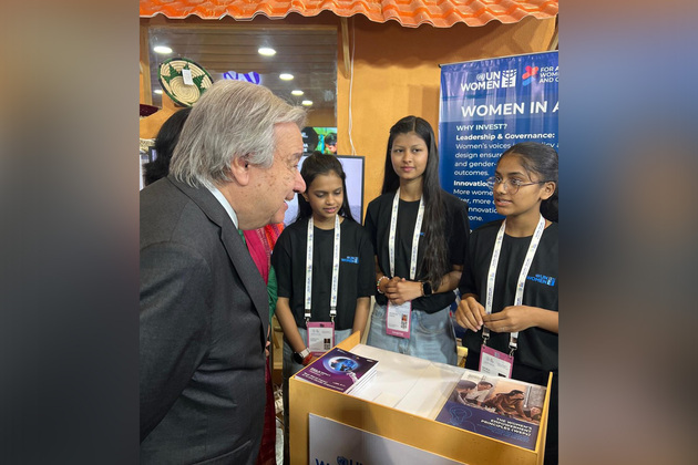 Must ensure they are not just included but lead in developing AI: UN Secy Gen Guterres after meeting women in STEM at India Summit