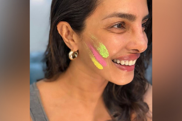Priyanka Chopra celebrates Holi in India, shares pictures from sets of SS Rajamouli's film