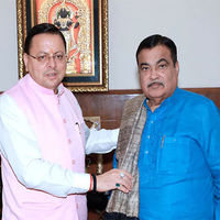 Uttarakhand CM Dhami meets Union Minister Gadkari in Delhi; seeks Centre's support for Dharali reconstruction