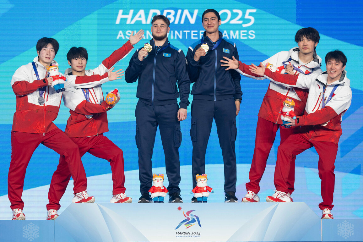 (SP)CHINA-HARBIN-ASIAN WINTER GAMES-FREESTYLE SKIING-MEN'S AERIALS SYNCHRO(CN)