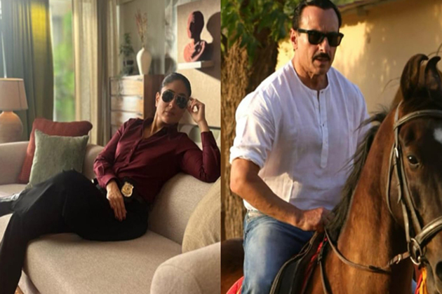 Bebo 'plays cop' for a day, finds husband Saif Ali Khan "guilty of his good looks"
