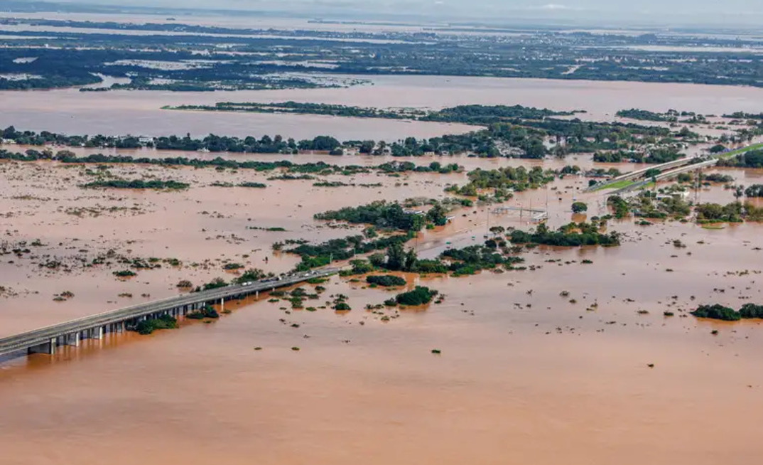 Região de Canoas (RS) inundada pela ação das fortes chuvas/Divulgação
