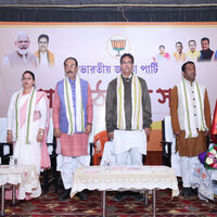 "No one can stop BJP from forming Govt in West Bengal:" Tripura CM at Araliya Community Hall meeting