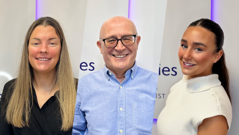 Charlotte Melling, Graham Wroe, and Chloe Fairbrother