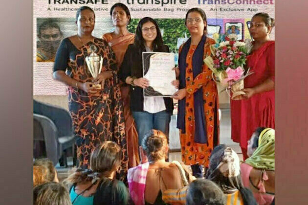 Teenage Social Entrepreneur Sia Sehgal felicitated by Kinnar Asmita Sanstha for Initiatives to empower transgender community of India