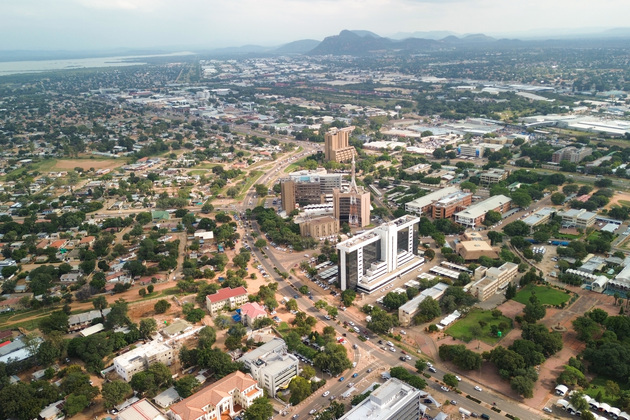 BOTSWANA-GABORONE-CITY VIEW