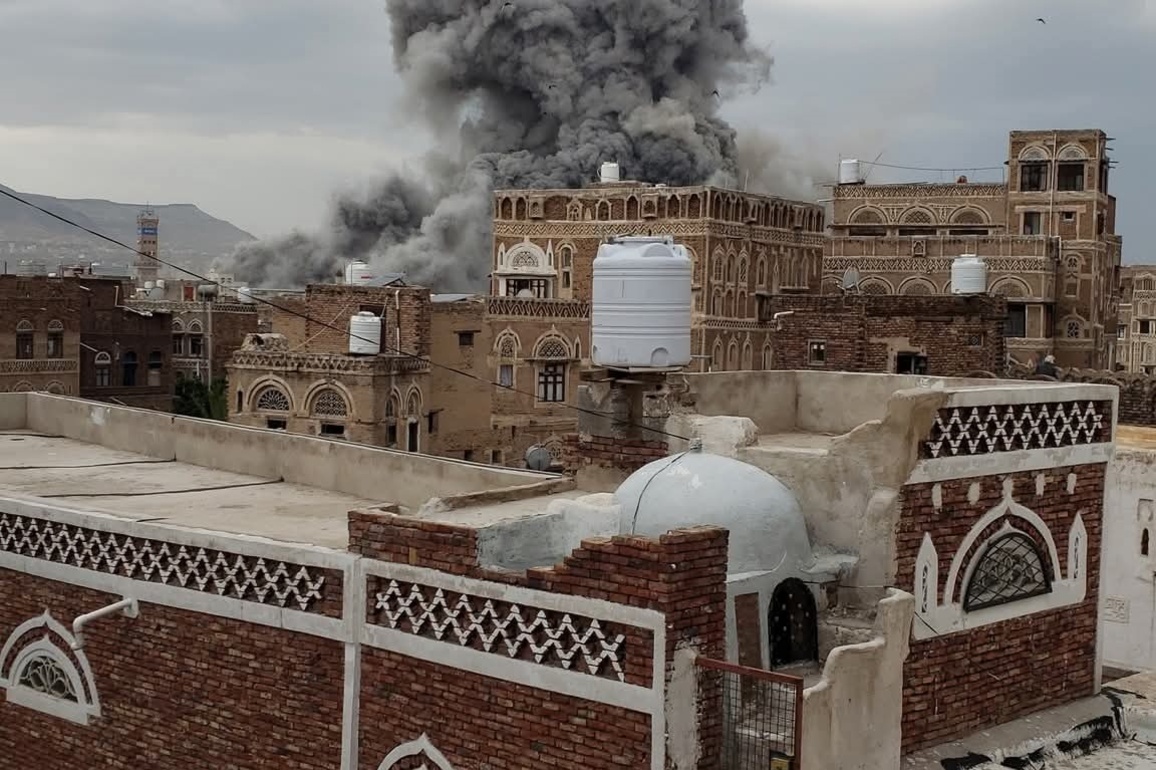 YEMEN-SANAA-HOUTHIS-ISRAEL AIRSTRIKES
