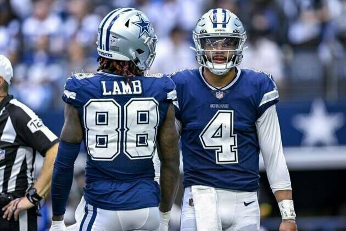 Cowboys WR CeeDee Lamb injures leg at Bears