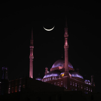 EGYPT-CAIRO-RAMADAN-CRESCENT