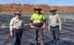  Mal Randall (Chairman), Brett Hazelden (Managing Director) and Stephen Dennis (Director) at the Beyondie SOP project site