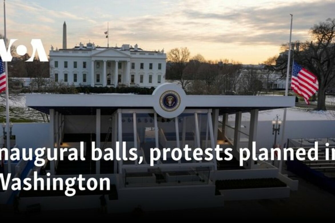 Inaugural balls, protests planned in Washington