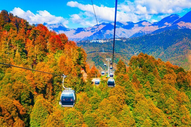 7 scenic cable cars in Russia