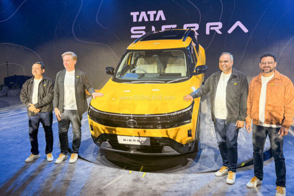 Tata Sierra Launch Price Rs 11.49 Lakh  160 PS, New Engines, Features