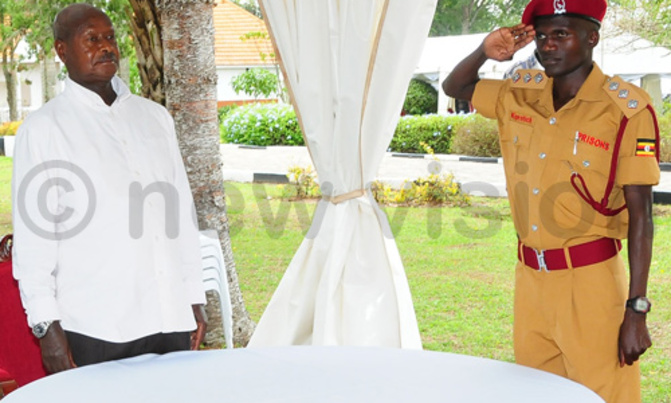 President Museveni meets Kiprotich President Museveni meets Kiprotich
