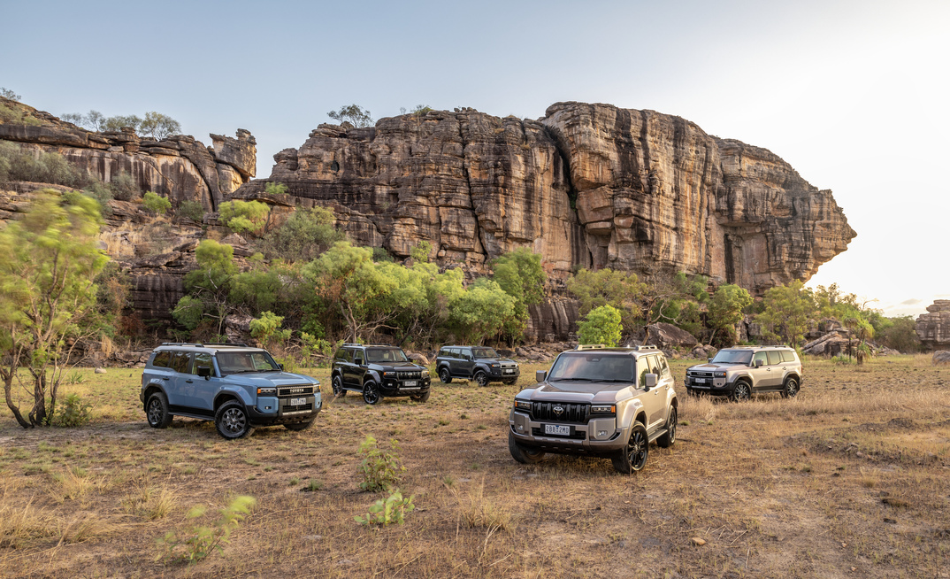 Toyota's new range of Prado vehicles includes five variants.