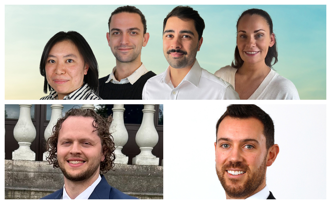 (Top row L-R:) Lydia Kartono, Ryan Hopewell, Ieuan Solanki and Lisa Paul (Bottom row L-R:) Ryan Hubley and Dave Whitehair (Top row L-R:) Lydia Kartono, Ryan Hopewell, Ieuan Solanki and Lisa Paul (Bottom row L-R:) Ryan Hubley and Dave Whitehair