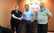  (Left to right): Metal Tiger CEO Michael McNeilly, Cobre executive director Martin Holland and Metal Tiger director Terry Grammer