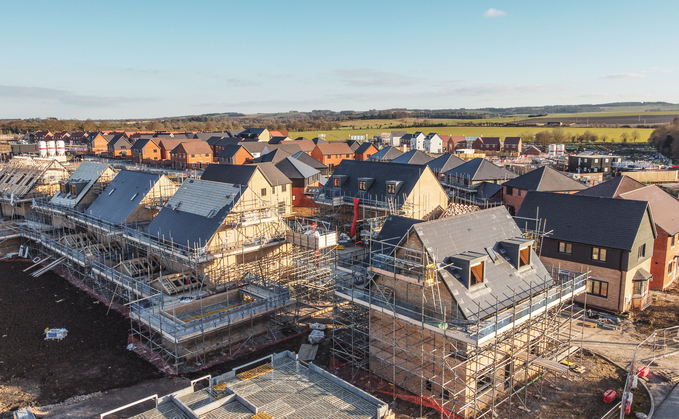Housing development site in Oxfordshire (Credit: Paul Brown on iStock)