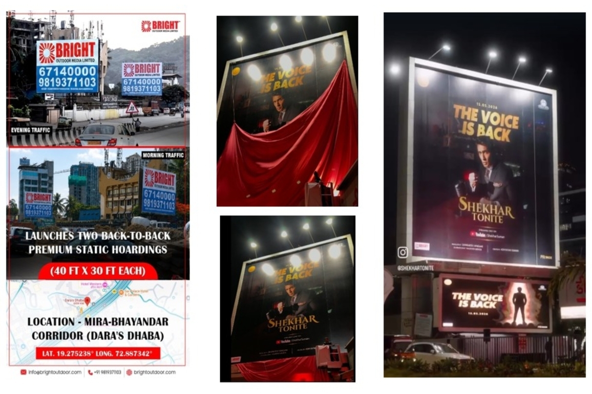 Bright Outdoor Media Limited Unveils Landmark Hoardings & Introduces 'Bright's Curtain Raiser' to Redefine Brand Visibility