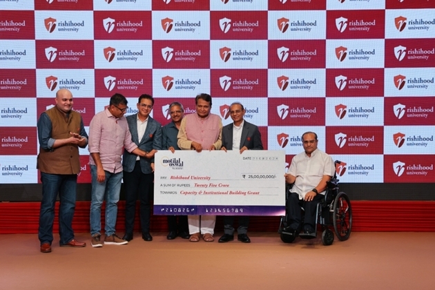 Motilal Oswal Foundation commits Rs 25 Crore to Rishihood University in first-of-its-kind Institution-Building grant