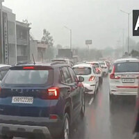 Punjab rains: Flood-like situation in Ajanala village; traffic congestion in Zirakpur after heavy rainfall
