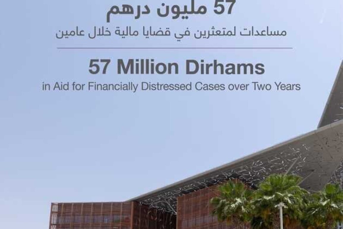 AED57million in aid for financially distressed cases over two years: ADJD