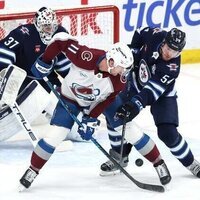 Avs edge Jets as NHL goals leader Nathan MacKinon nets pair