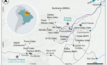  Mapa com localização do projeto de cobre Furnas, de parceria entre Vale e Ero Copper