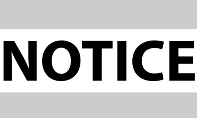 National Water and Sewerage Corporation notice National Water and Sewerage Corporation notice